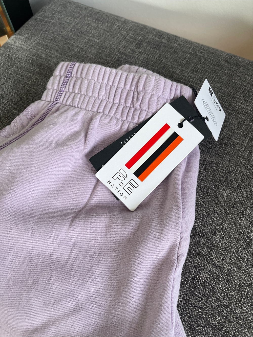 P.E Nation Lilac Elastic-Waist Athletic Shorts - Picture 6 of 7